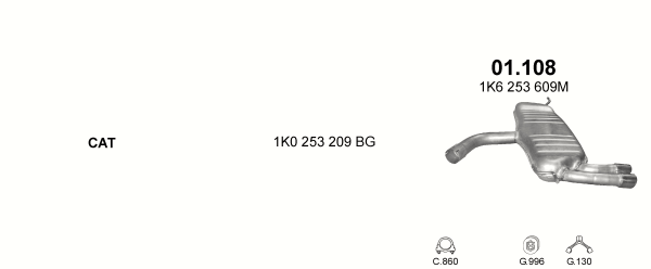 2003-2008 KW: 100, 103 (3D)